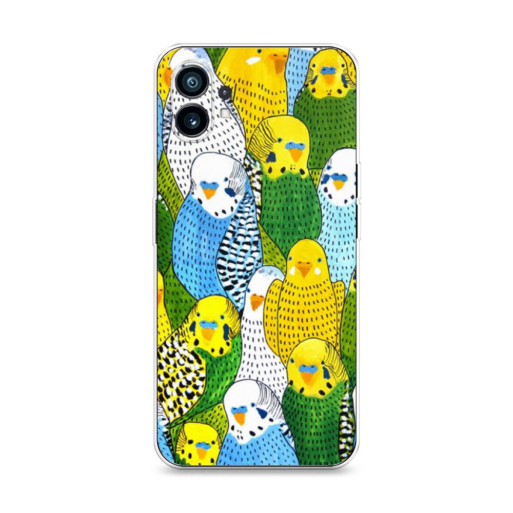 

Чехол Awog на Nothing Phone 1 "Попугаи", 3300150-1