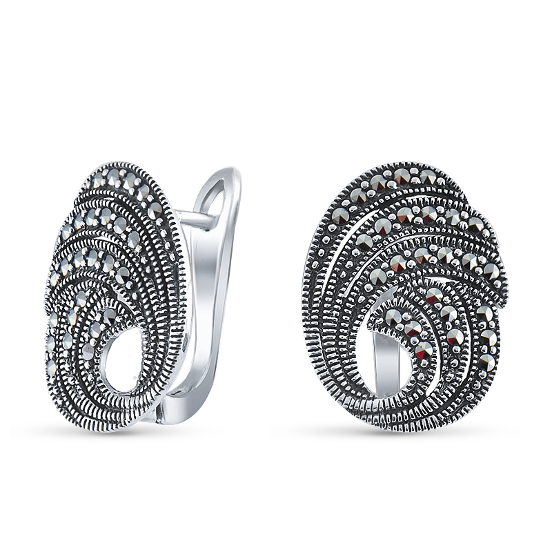 

Серьги из серебра с марказитом Silver Wings 220878-39, 220878-39