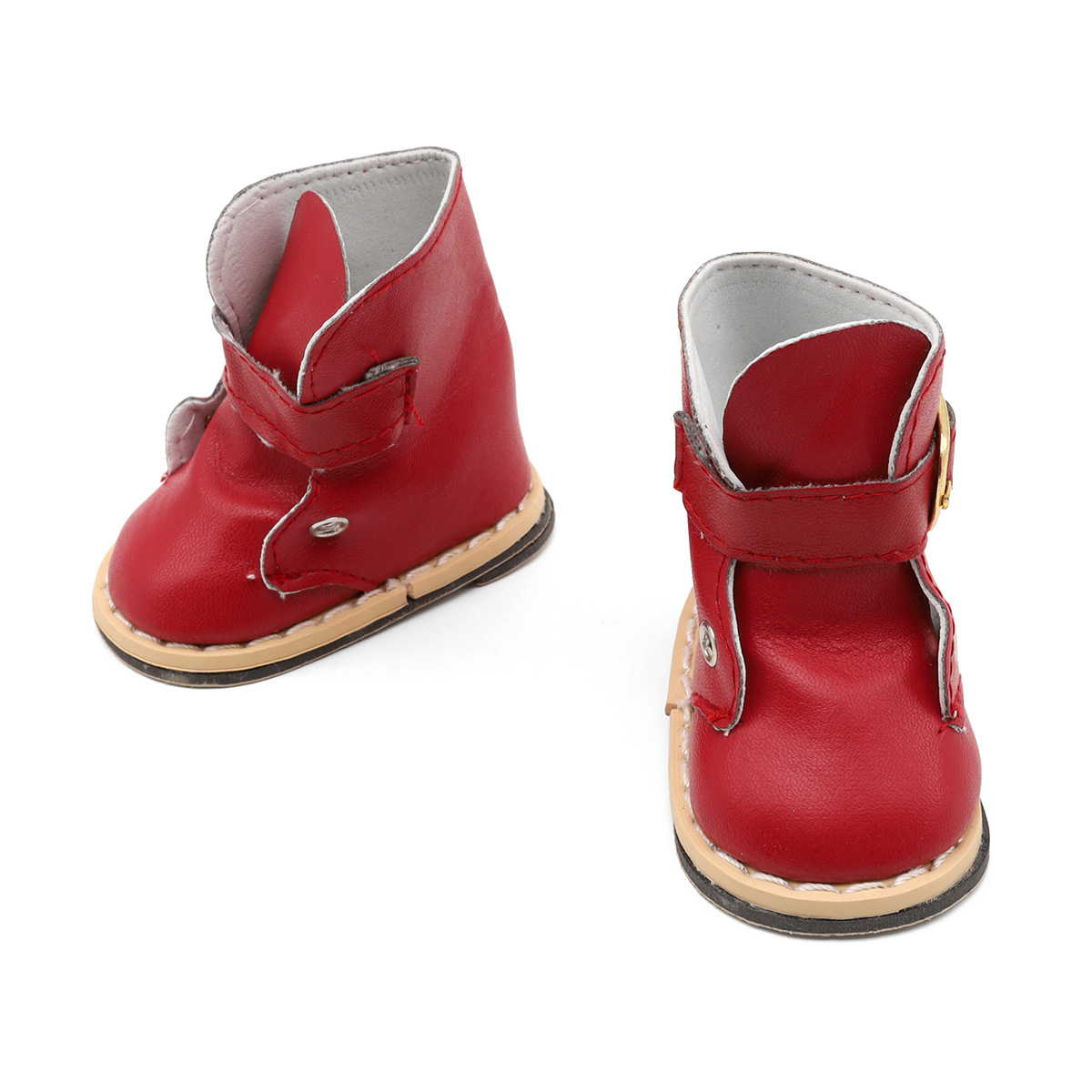 SH-0024 Ботиночки для кукол 7,5*4,2*6,0 см, 1 пара, Astra&Craft (красный)
