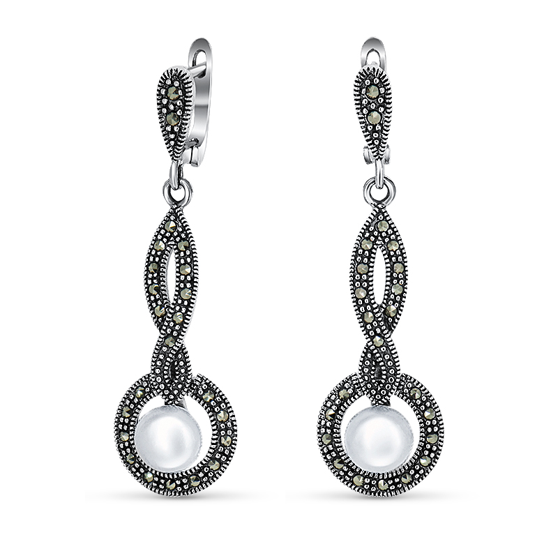 

Серьги из серебра с жемчугом Silver Wings 220426a-39, 220426a-39