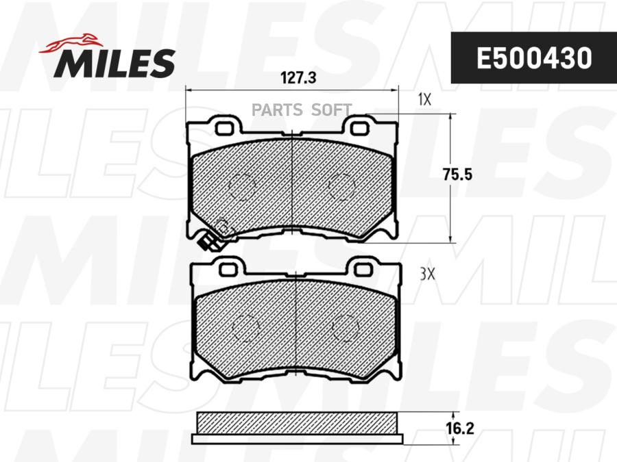 

Колодки Тормозные Infiniti Fx35/37/50 08-/Gs35/37/25 06- Передние Ceramic