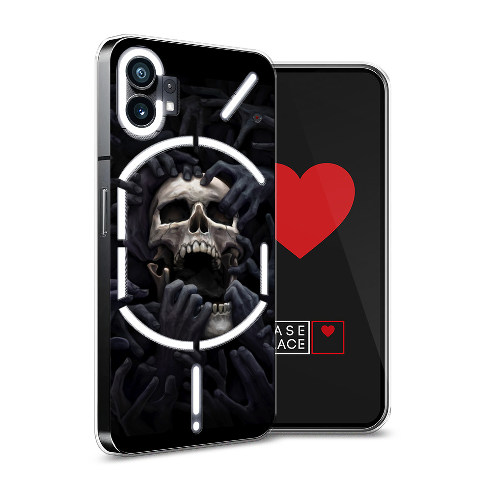 

Силиконовый чехол Awog "Череп 29" для Nothing Phone 1, Черный, 3300150-9