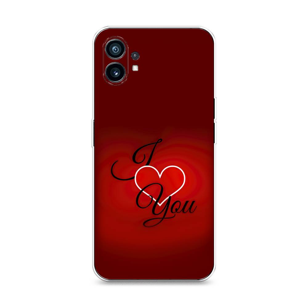 

Чехол Awog на Nothing Phone 1 "I love you 3", 3300150-6