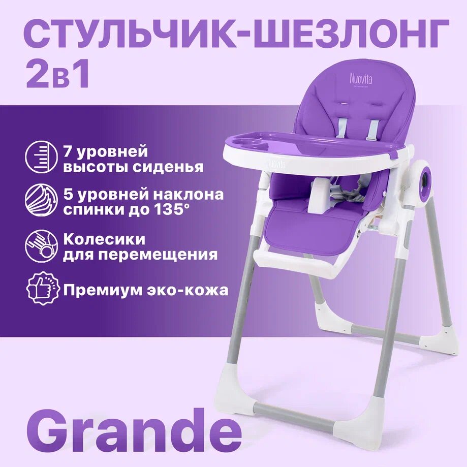 Стульчик для кормления Nuovita Grande ViolaФиолетовый 18259₽