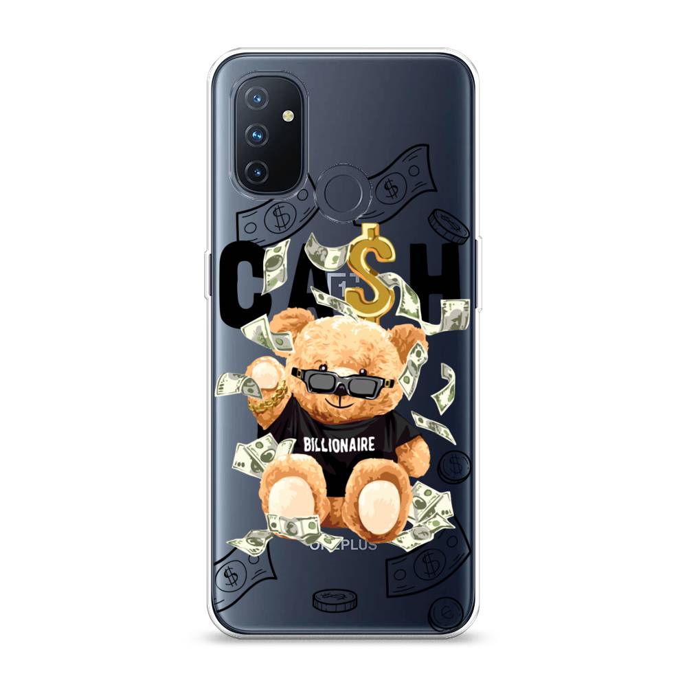 

Чехол на OnePlus Nord N100 "Big cash", Черный;серый;бежевый, 152450-6