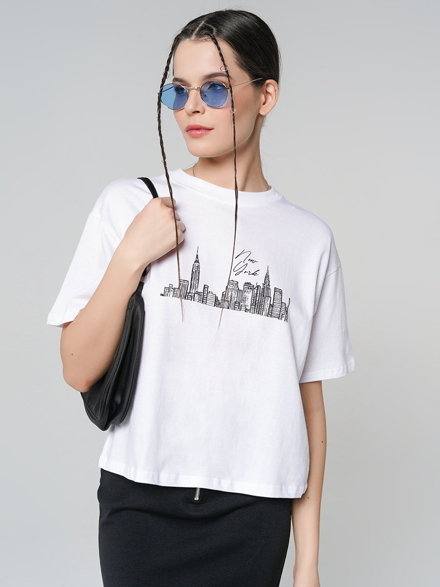 

Футболка женская ТВОЕ 92911 белая M, 92911