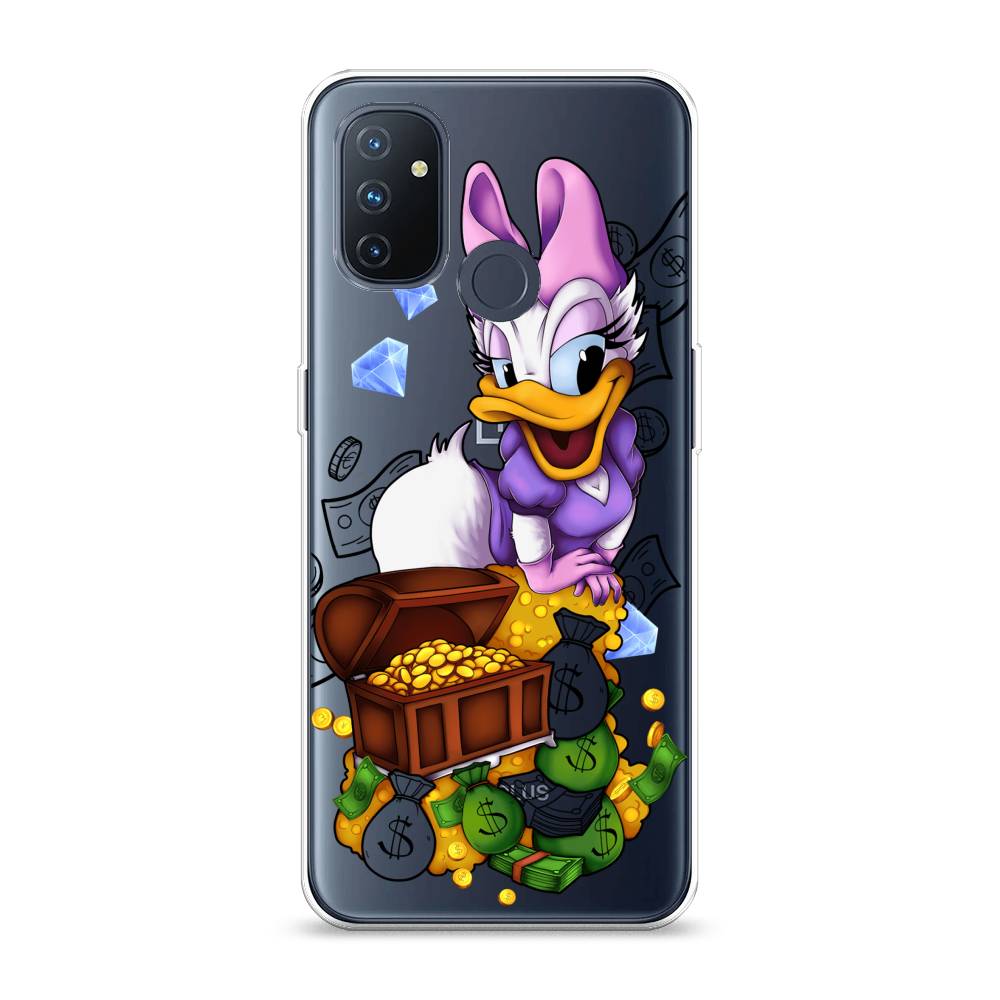 

Чехол на OnePlus Nord N100 "Rich Daisy Duck", Коричневый;белый;фиолетовый, 152450-6