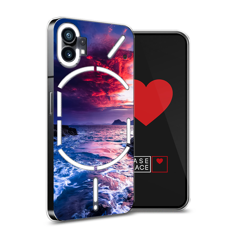

Силиконовый чехол Awog "Волны 1" для Nothing Phone 1, Разноцветный, 3300150-4