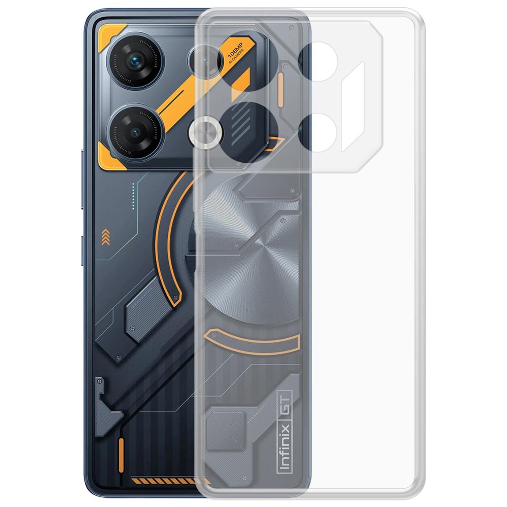 

Чехол-накладка Krutoff Clear Case для Infinix GT 10 Pro, Прозрачный