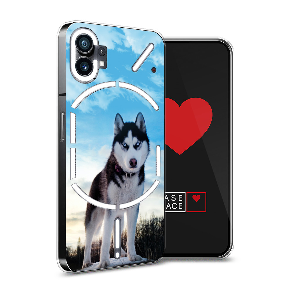 

Силиконовый чехол Awog "Хаски 3" для Nothing Phone 1, Разноцветный, 3300150-2