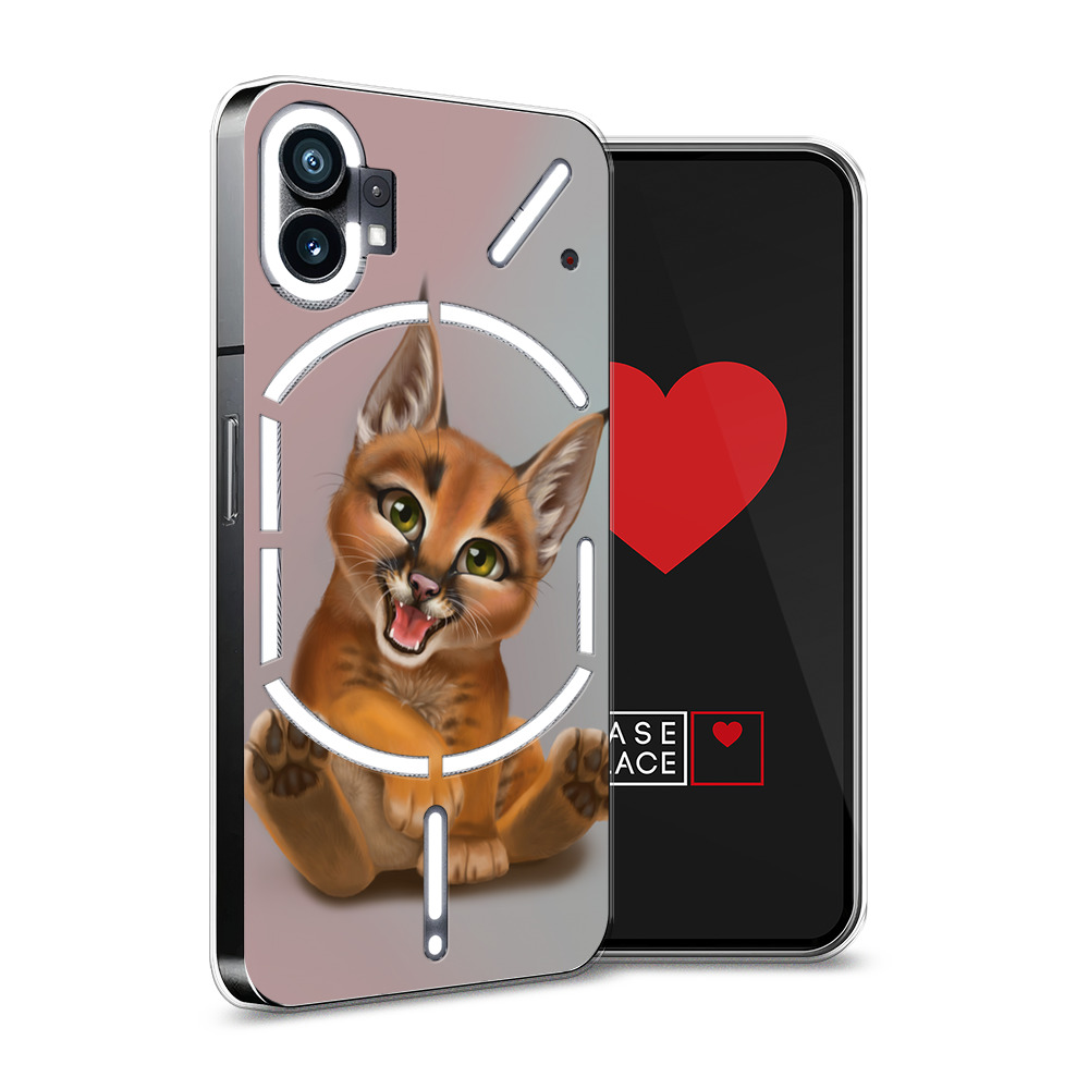 

Силиконовый чехол Awog "Малыш рыси" для Nothing Phone 1, Разноцветный, 3300150-1