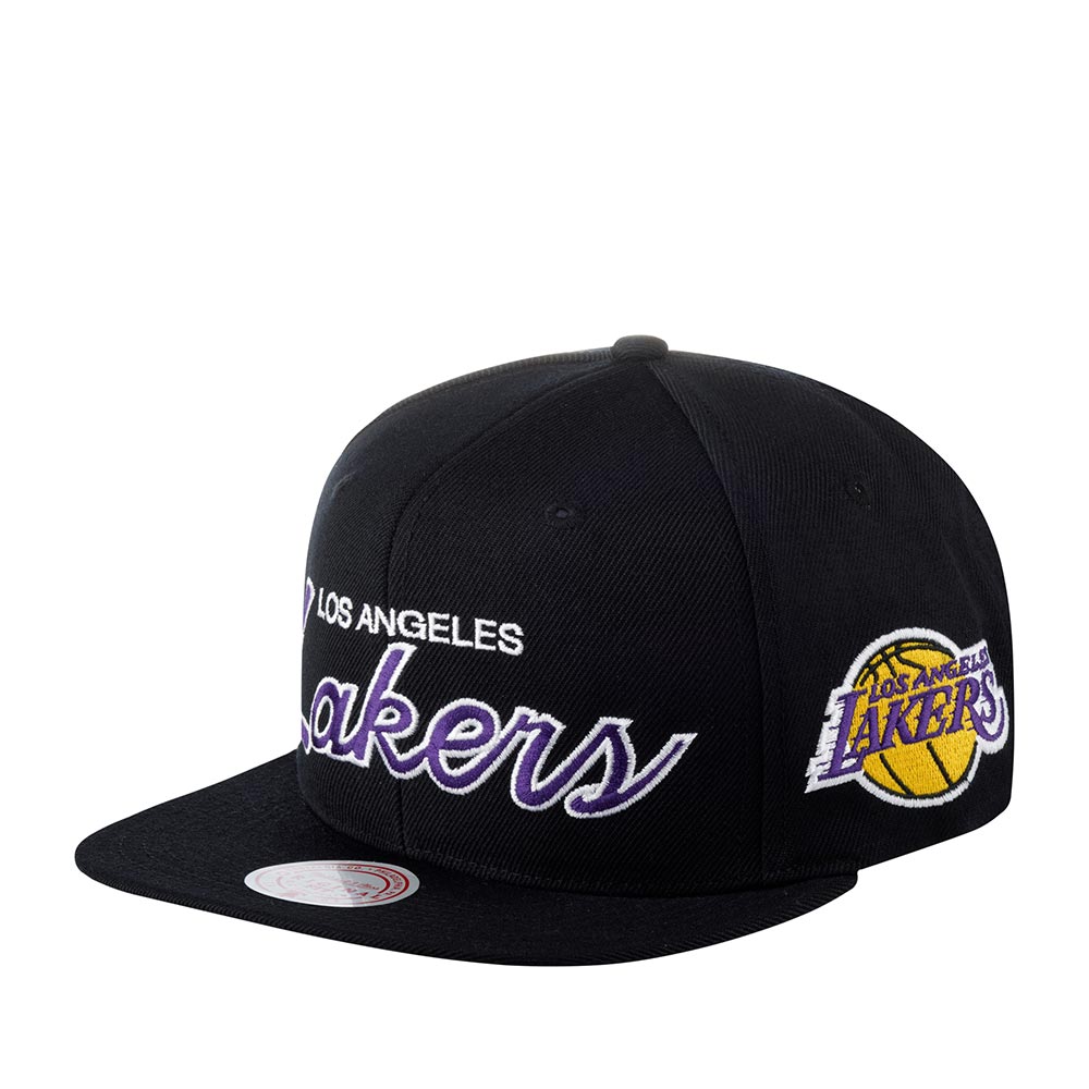 Бейсболка унисекс MITCHELL NESS HHSS3280-LALYYPPPBLCK Los Angeles Lakers NBA черная