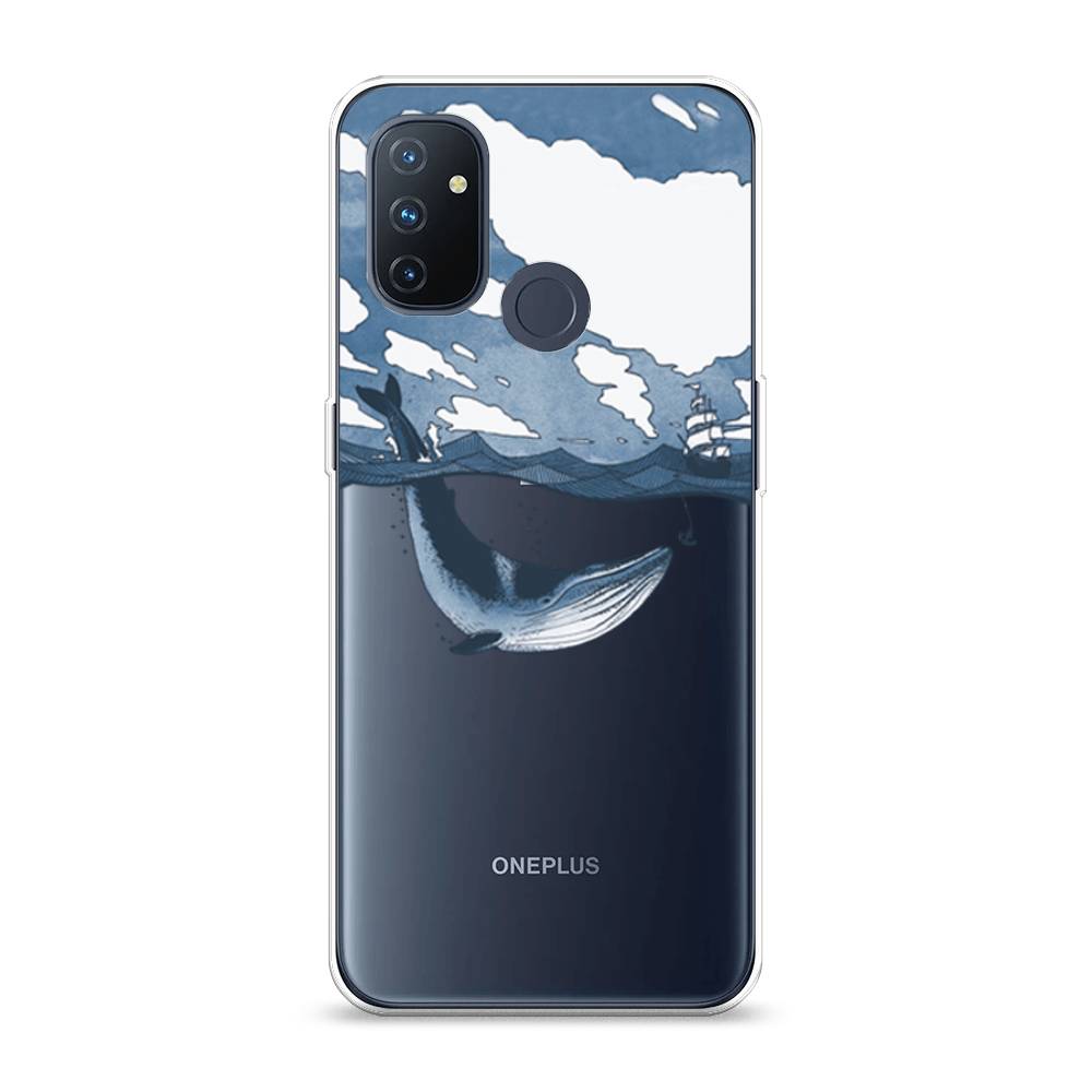 

Чехол на OnePlus Nord N100 "Большой кит", Синий, 152450-1