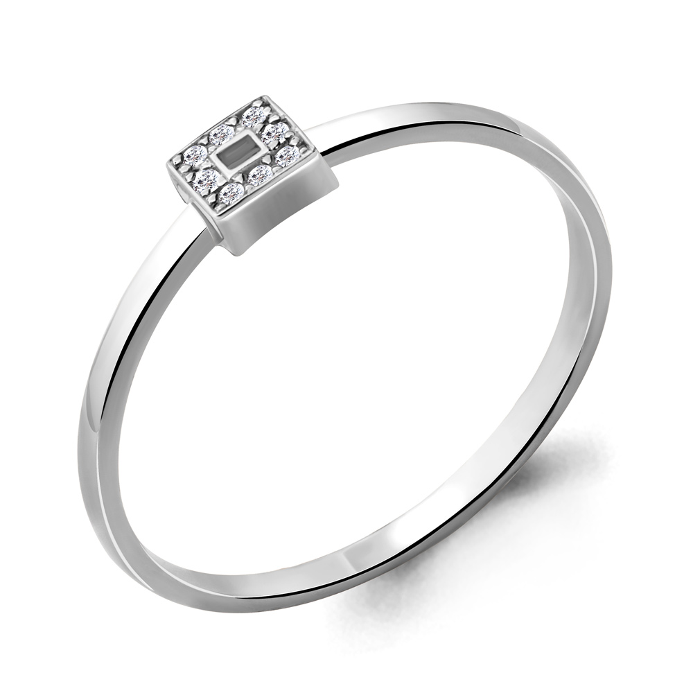 

Кольцо из серебра с бриллиантом Aquamarine Aquamarine 060139_925_р р, 060139_925_р