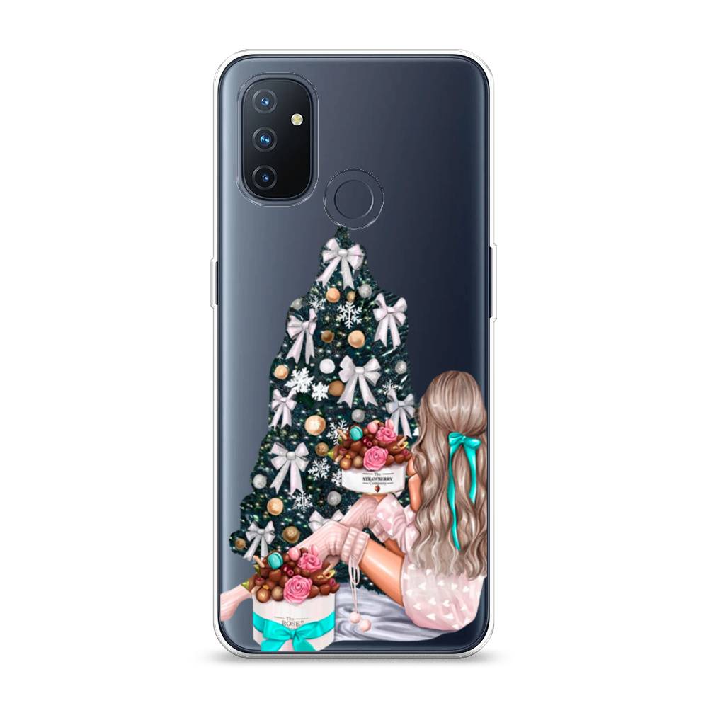 

Чехол на OnePlus Nord N100 "New Year", Зеленый;бежевый;голубой, 152450-5