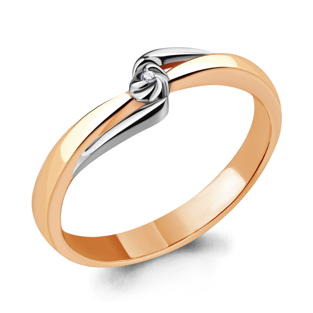 

Кольцо из серебра с бриллиантом Aquamarine Aquamarine 060129_925_з р. 18, 060129_925_з