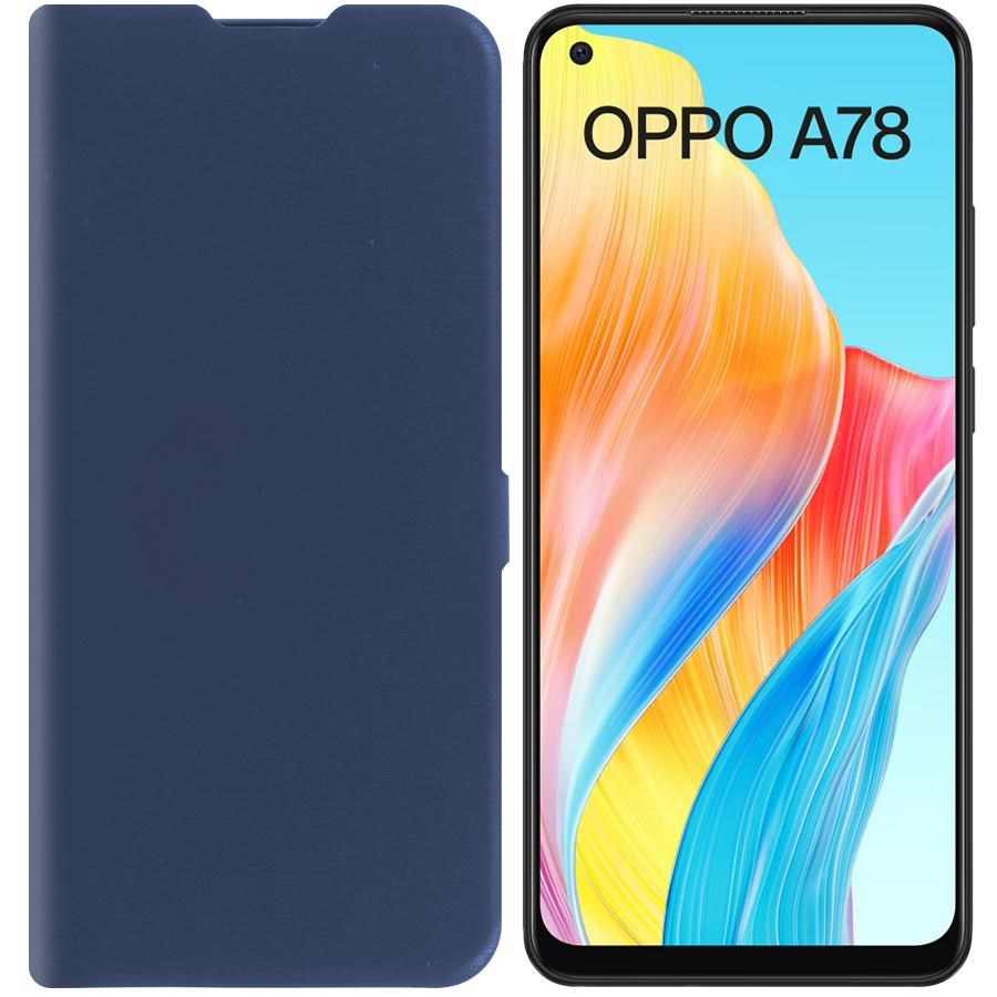 

Чехол-книжка Krutoff Eco Book для Oppo A78 4G синий