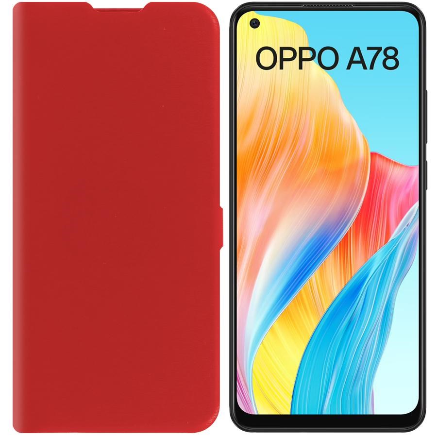 

Чехол-книжка Krutoff Eco Book для Oppo A78 4G красный