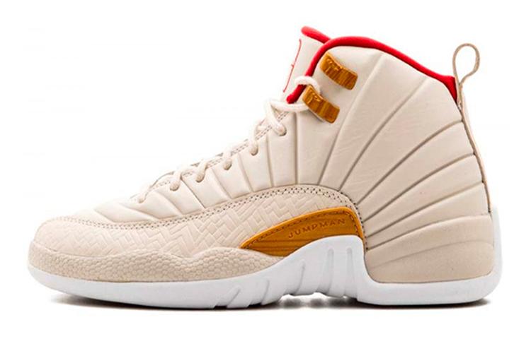 

Кроссовки унисекс Jordan Air Jordan 12 Retro Chinese New Year GS бежевые 40 EU, Бежевый, Air Jordan 12 Retro Chinese New Year GS