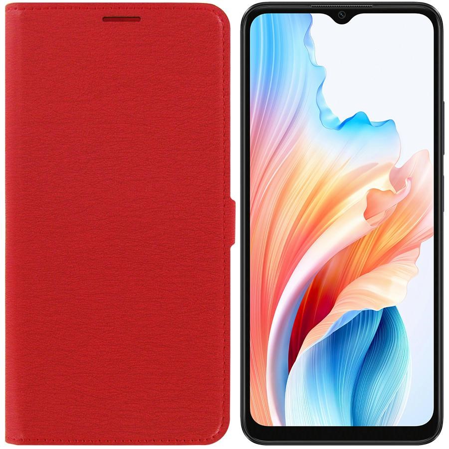 

Чехол-книжка Krutoff Eco Book для Oppo A18/A38 4G красный