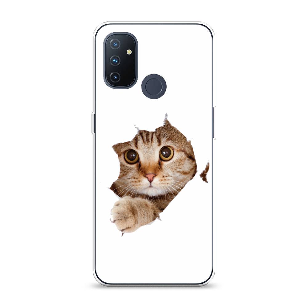 

Чехол на OnePlus Nord N1000 "Кот и бумага", Белый;коричневый, 152450-1