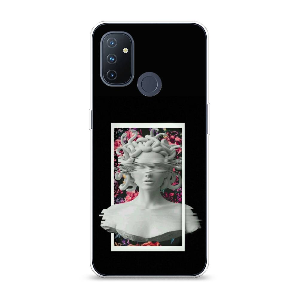 

Чехол на OnePlus Nord N100 "Web Punk Медуза Горгона", Черный;серый, 152450-6