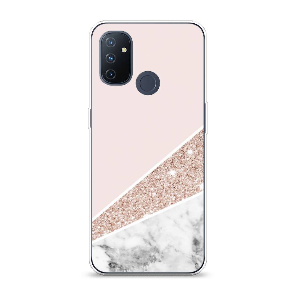 

Чехол на OnePlus Nord N100 "Блестящий розовый мрамор", 152450-3