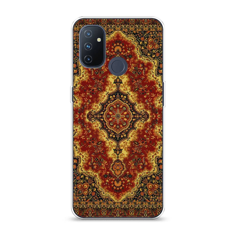 

Чехол на OnePlus Nord N100 "Ковер", Коричневый;золотистый;красный, 152450-3