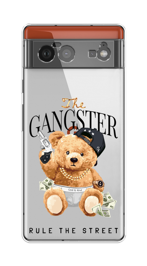 

Чехол на Google Pixel 6 "The Gangster", Бежевый;серый;черный, 270850-6