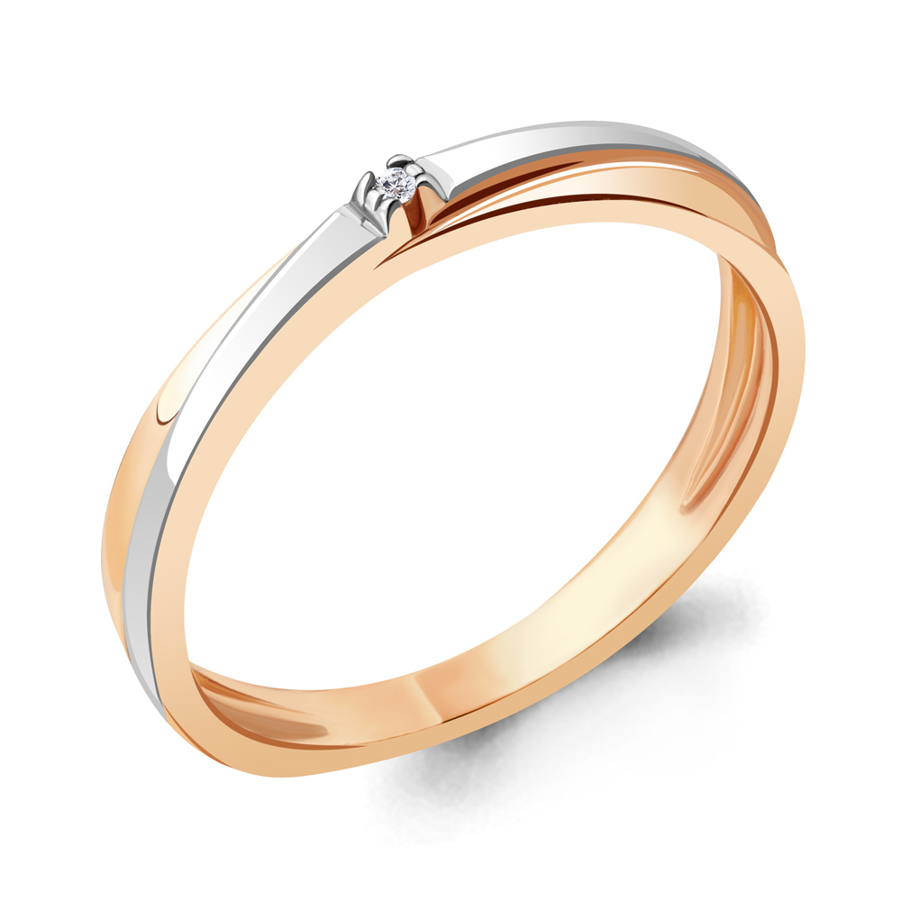 

Кольцо из серебра с бриллиантом Aquamarine Aquamarine 060117_925_з р. 18, 060117_925_з