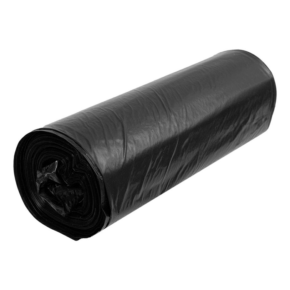 

Мешки для мусора 120 л черные 10 шт, Черный