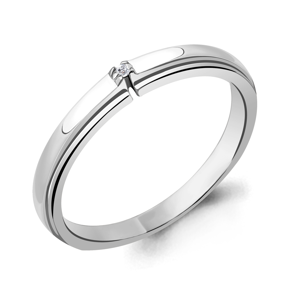 

Кольцо из серебра с бриллиантом Aquamarine Aquamarine 060116_925_р р. 18, 060116_925_р