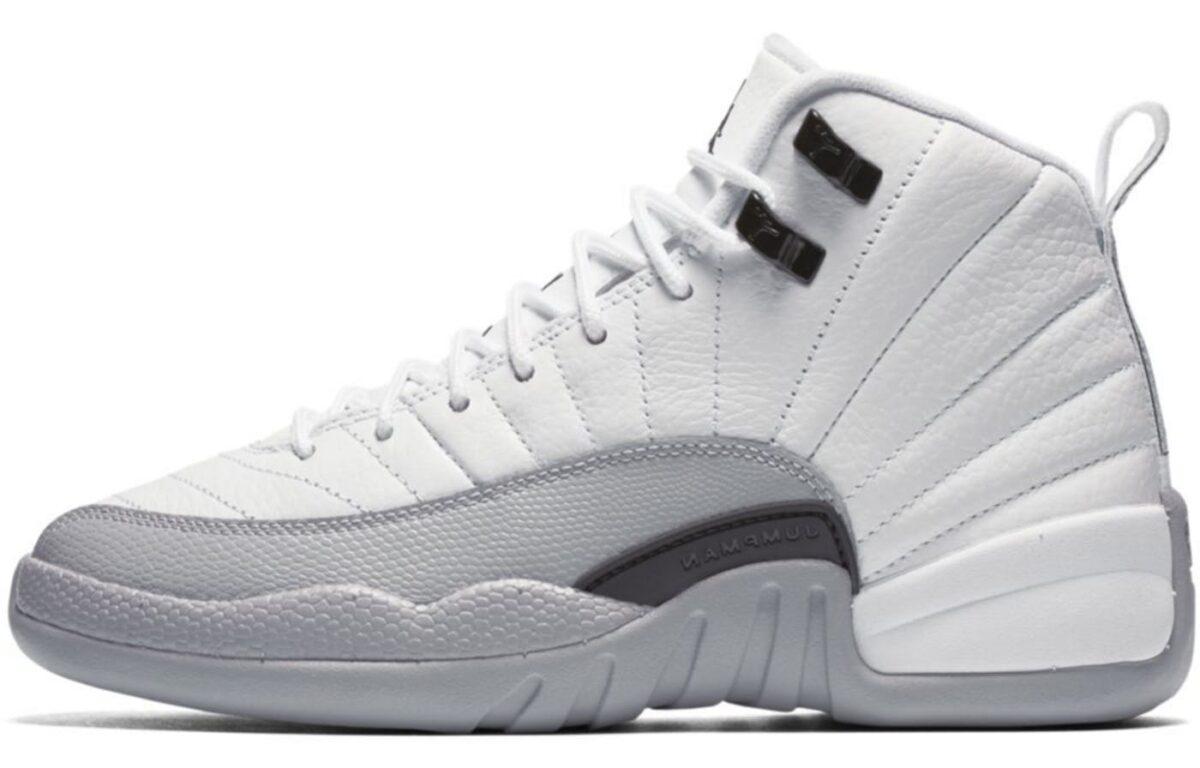 

Кроссовки унисекс Jordan Air Jordan 12 Retro Barons GS белые 37.5 EU, Белый, Air Jordan 12 Retro Barons GS