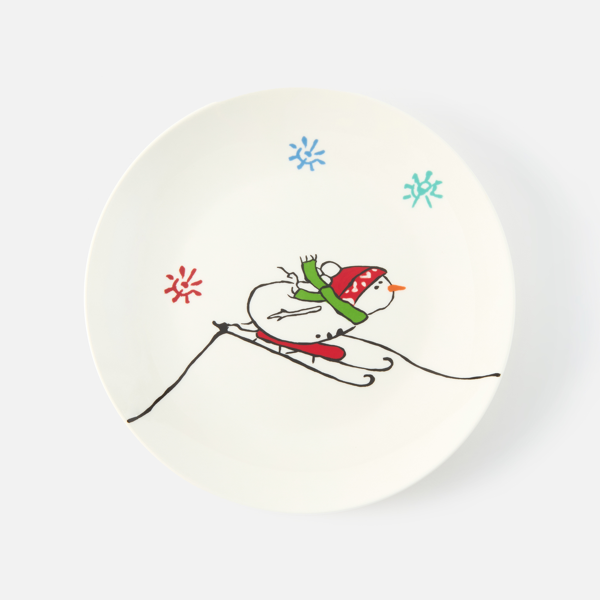 

Тарелка Snowman новогодняя, фарфор, 26 см, Snowman