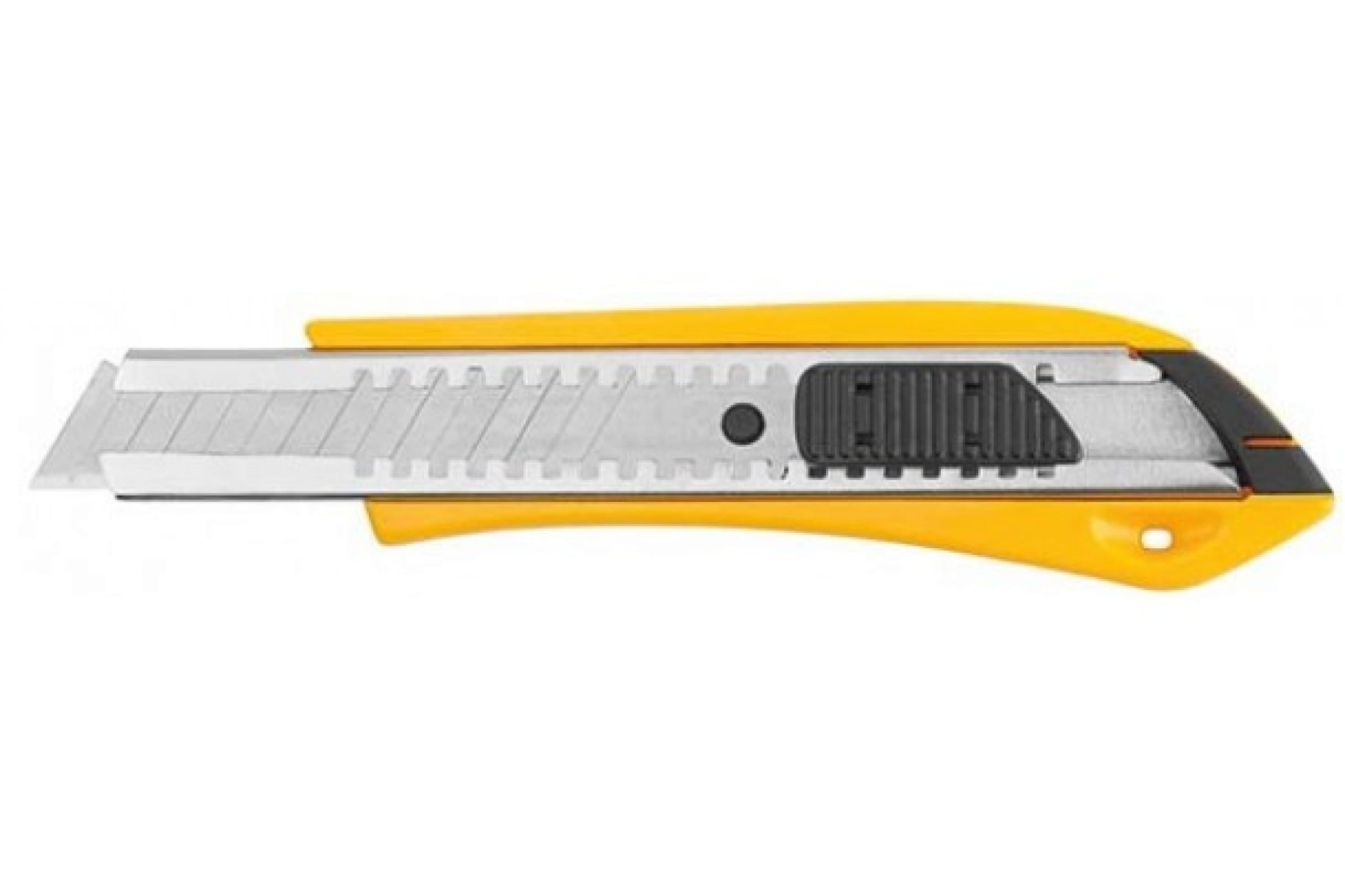 FIT Нож технический 18 мм усиленный пластиковый, лезвие 15 сегментов 10225 нож технический курс контур 10173 18 мм усиленный прорезиненный лезвие 15 сегментов
