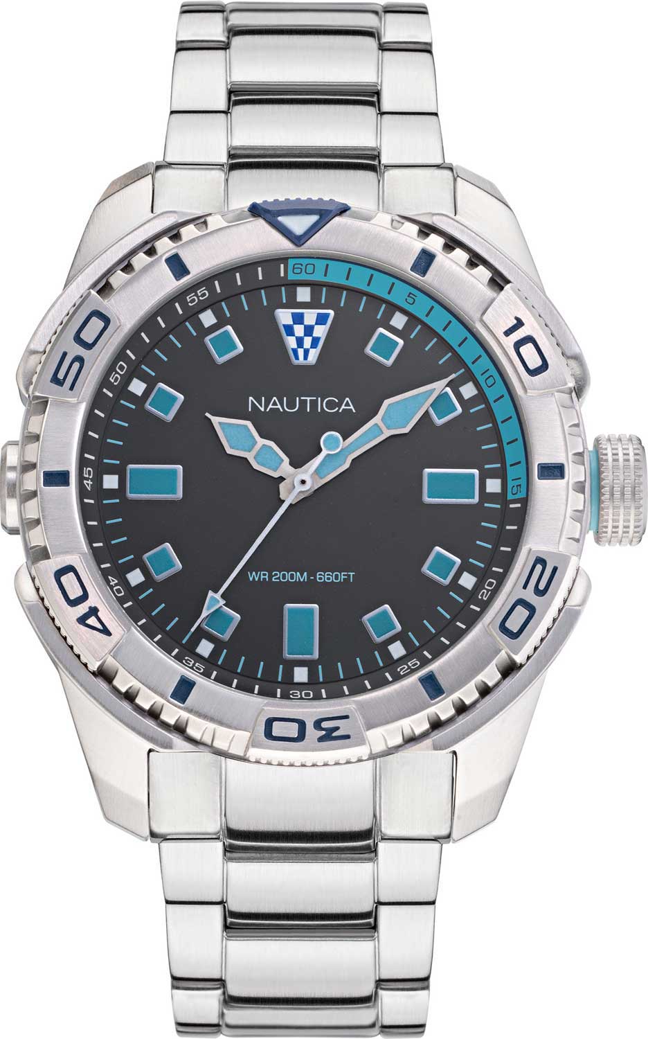 фото Наручные часы мужские nautica naptds005 серебристые