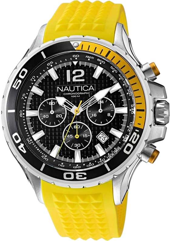 фото Наручные часы мужские nautica napnstf10 желтые