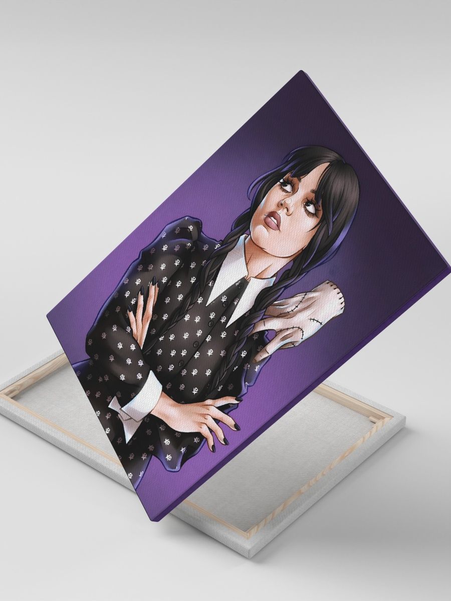 

Картина на холсте СувенирShop Wednesday, Уэнсдэй, Венсдей 30x40, CV-SRWN10/34