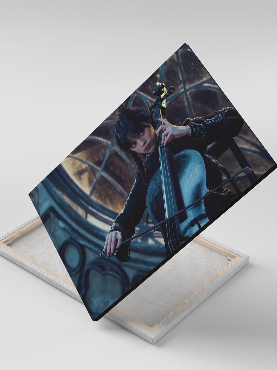 

Картина на холсте СувенирShop Wednesday, Уэнсдэй, Венсдей 30x40, CV-SRWN9/34