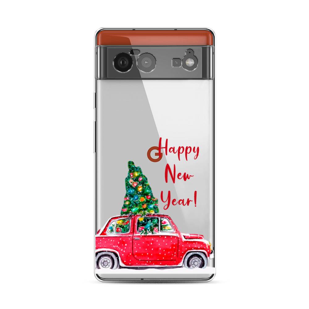 

Чехол для Google Pixel 6 "Happy New Year", Красный;зеленый, 270850-5