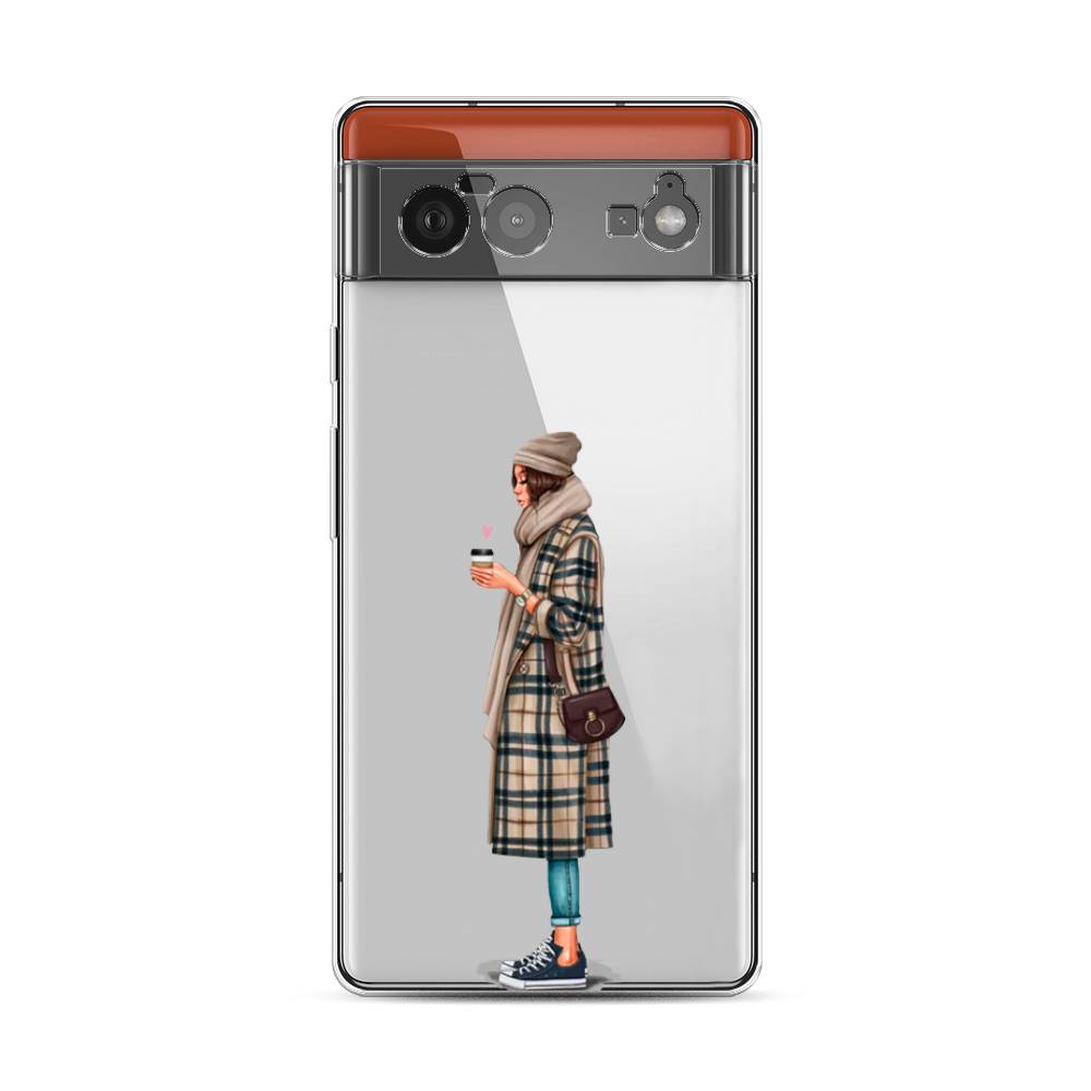 

Чехол для Google Pixel 6 "Утренний кофе", Коричневый;бежевый, 270850-6