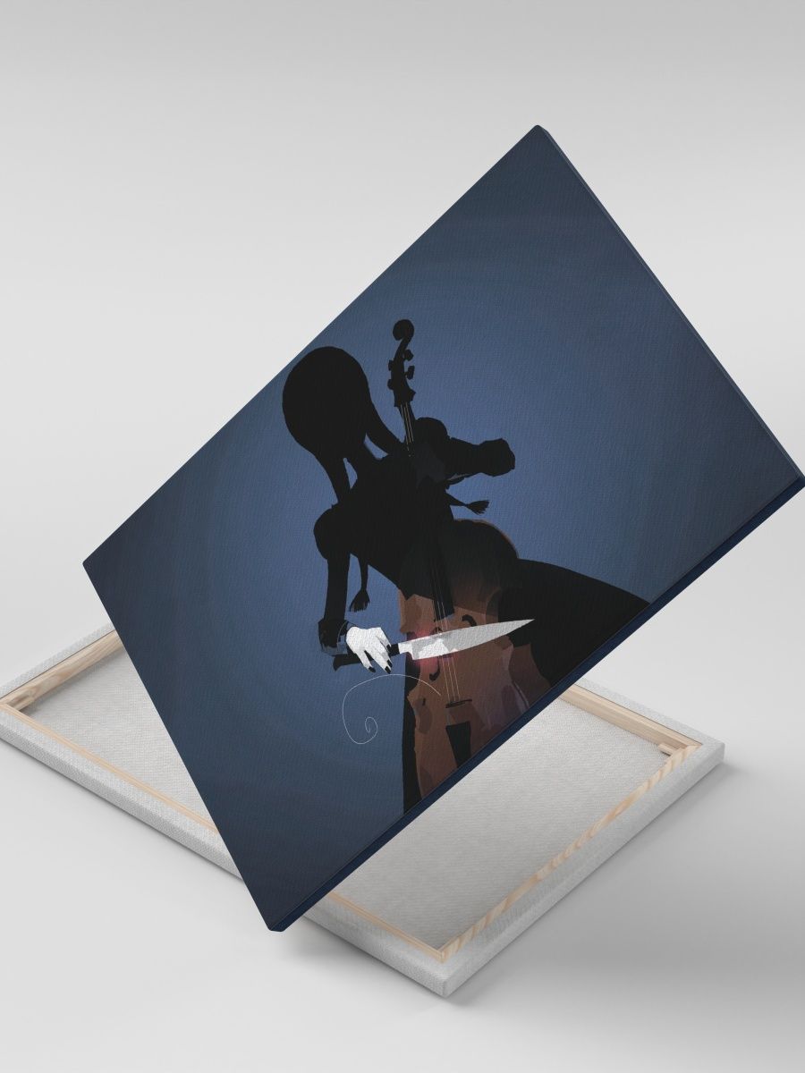 

Картина на холсте СувенирShop Wednesday, Уэнсдэй, Венсдей 30x40, CV-SRWN5/34