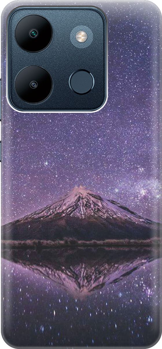 

Чехол на Infinix Smart 7/Tecno Spark Go 2023/Pop 7/Pop 7 Pro "Гора и звездное небо", Синий;фиолетовый, 158842