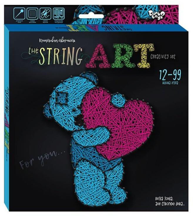 

Набор креативного тв-ва STRING ART Мишка ДАНКО-ТОЙС 324989, 324989