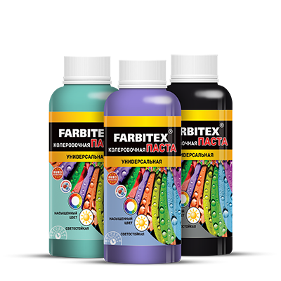 Паста колеровочная FARBITEX универсальная 4100003331 цвет бирюза клей пва farbitex