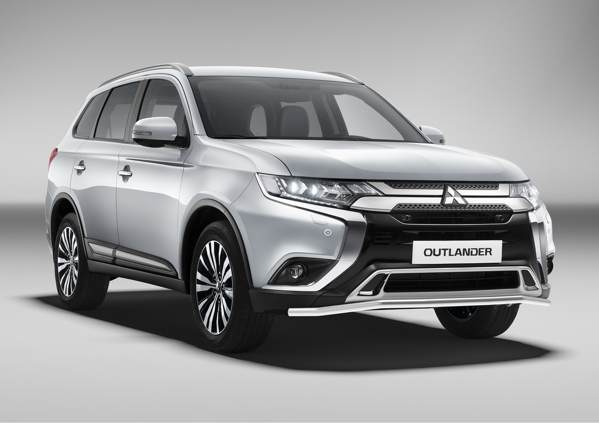 фото Защита переднего бампера d42 волна длин. rival mitsubishi outlander iii 2015-, r.4010.004