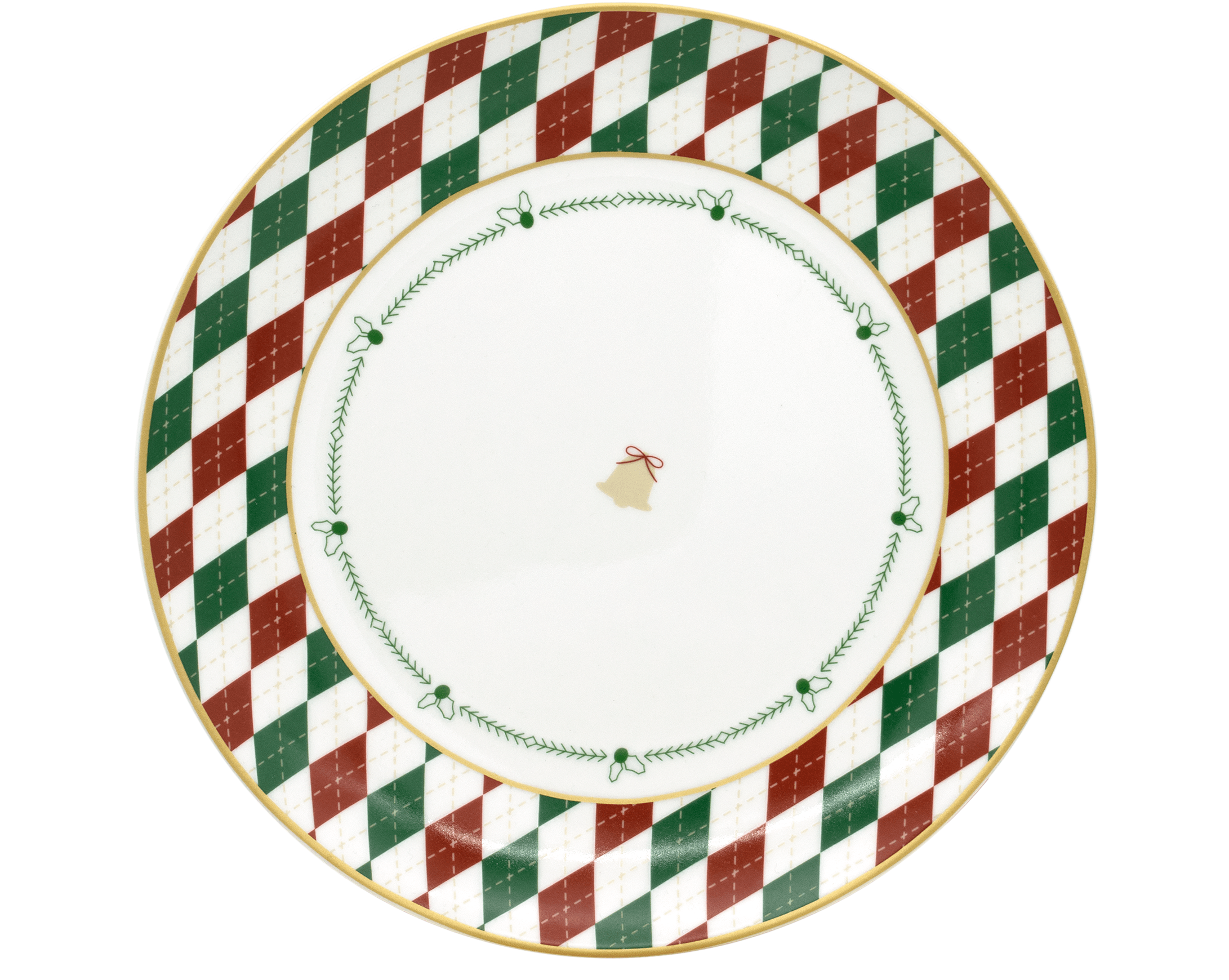 

Тарелка Geometric pattern новогодняя, фарфор, 26 см, Geometric pattern