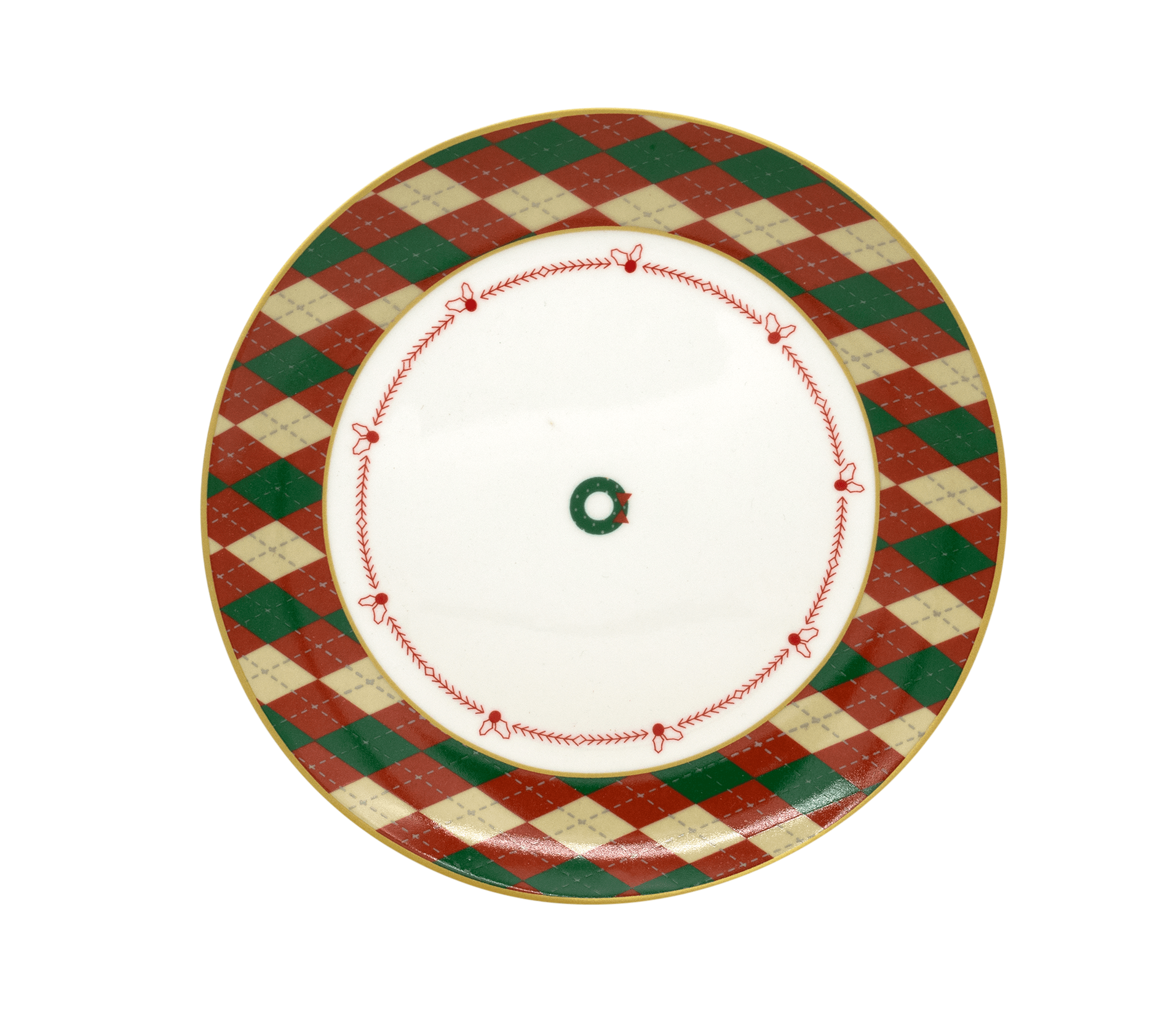 

Тарелка Geometric pattern новогодняя, фарфор, 16 см, Geometric pattern