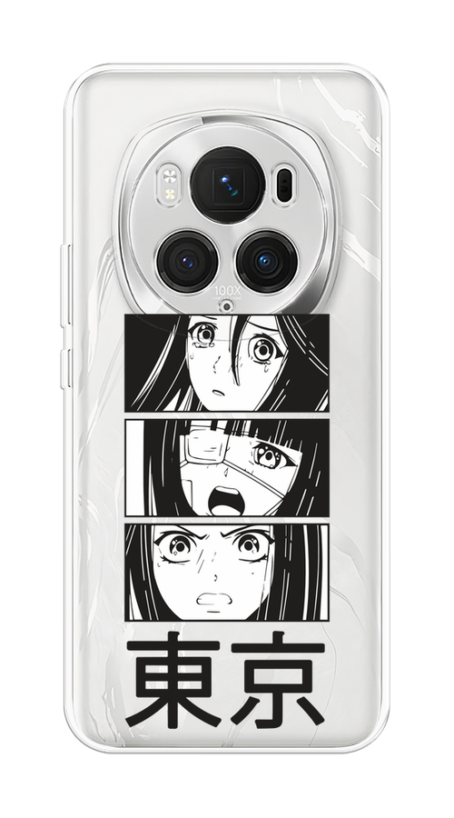

Чехол на Honor Magic 6 Pro "Tokyo girls", Белый;черный;прозрачный, 6123750-1