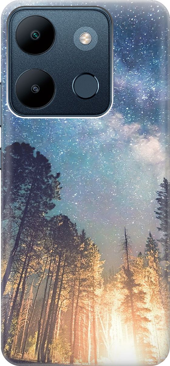 

Чехол на Infinix Smart 7/Tecno Spark Go 2023/Pop 7/Pop 7 Pro "Млечный путь", Синий;черный, 158842